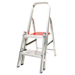 ESCADA DUPLA AL. 2 DEGRAUS