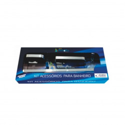 PÉROLA KIT ACESSÓRIOS LUXO QUADRA 5PÇS 