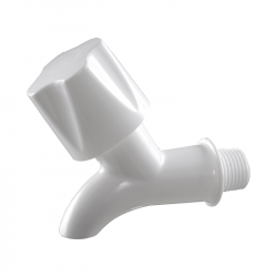 AQUABIOS TORNEIRA FILTRO PLASTICA BRANCA (1009-0025)