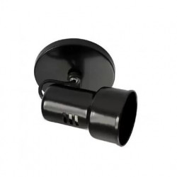 OPL SPOT CANECO ALUMINIO PRETO 1 LAMPADA (33612)