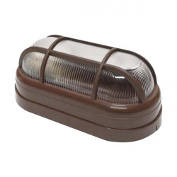 OPL LUMINARIA TARTARUGA MARROM LENTE PLASTICA (3294)