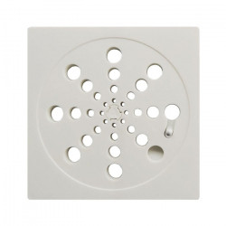 OVERTIME GRELHA PLASTICA QUADRADA 150MM BRANCA  ABRE/FECHA (180004)