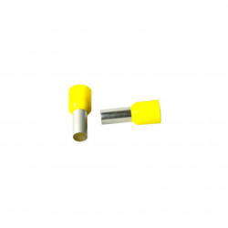 LUKMA TERMINAL PRE ISOLADO PINO TUBOLAR 25MM AMARELO C/100PÇS (30037)