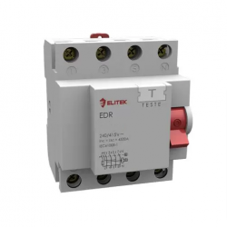 ELITEK INTERRUPTOR DIFERENCIAL 4 POLOS (DR) 40A