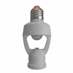 EXATRON SENSOR PRESENÇA  TETO SOQUETE E-27 328°BIV.(APL.CEL.)SPT0E27 XC)