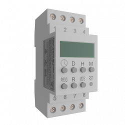 EXATRON TIMER DIGITAL TRILHO DIN 220V (TMD2IND)