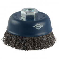BRASFORT ESCOVA DE AÇO COPO 65MMXM14(DIAM.XROSCA) (7257)