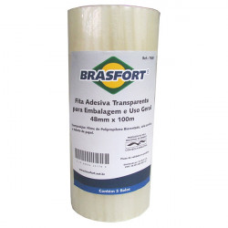 BRASFORT FITA EMBALAGEM TRANSPARENTE 48X100MT (7569)