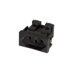 MECTRONIC LINHA BLACK 39526 MÓDULO TOMADA 2P+t 10a
