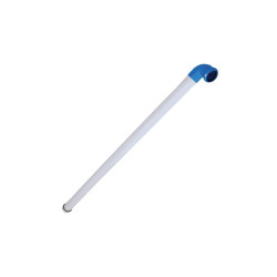 PLASTILIT TUBO VALVULA DESCARGA C/JOELHO AZUL (81530053) C/20PÇS