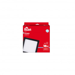 KIAN LUMINARIA DE LED BKL SOBR.QD PRETA 18W (17826)