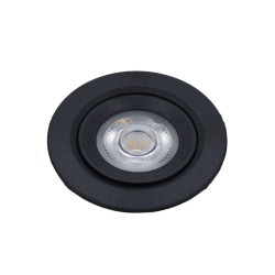 KIAN SPOT LED FENIX RED.MR.16 5W 6000K PRETO (17078) (LUZ BRANCA)