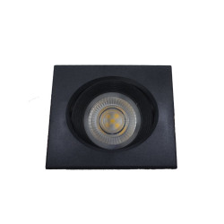 KIAN SPOT LED FENIX QD.MR.16 5W 3000K PRETO (17077) (LUZ AMARELA)
