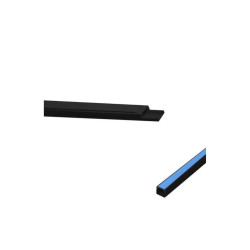 ALUMBRA CANALETA X PRETO C/FITA 40X2MT C/12PCS