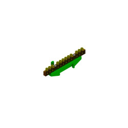 TAF BARRAMENTO TERRA DIN 12 FUROS (1001576)