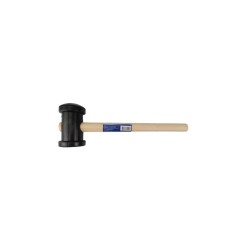 BRASFORT MARTELO BORRACHA PRETO 40MM (7872)