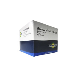 BRASFORT ESCOVA ACO COPO TRANÇADA 80xM14 A/C (7263)