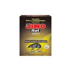 JIMO RAT RATICIDA GRANULADA 25grs C/40PÇS