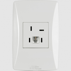 MECTRONIC 40901 PETRA CJ TOMADA TEL AMER.TEB. C/PL