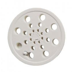 OVERTIME GRELHA PLASTICA REDONDA 100MM BRANCA  ABRE/FECHA (180001)