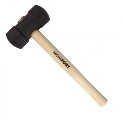 MONFORT MARTELO BORRACHA 80MM PRETO(805004)