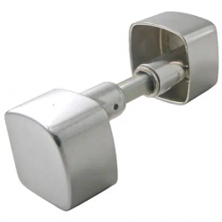 ALIANÇA MAÇANETA BOLA QUADRADA 86539 CR (012540) C/5PÇS
