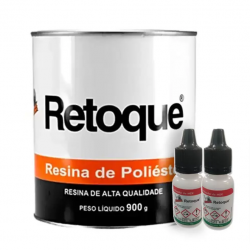 RETOQUE RESINA DE POLIESTER 900GRS C/CATALISADOR (52)