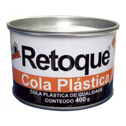 RETOQUE MASSA PLASTICA CINZA 400GRS