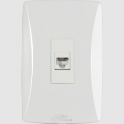 MECTRONIC 40911V PETRA TOMADA DO RJ 45 CAT06 C/PL VERT.