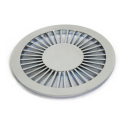 FERE GRELHA REDONDA CROMADA 100MM (702128)