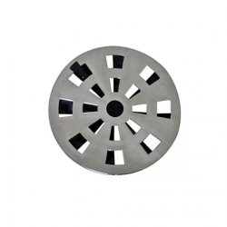 FERE GRELHA REDONDA ABS CROMADA 100MM C/FECHO (702125)